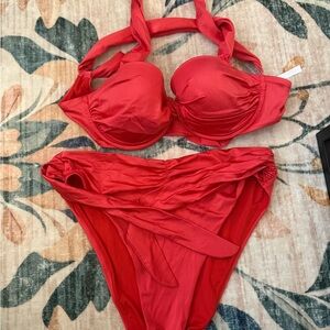 Victoria's Secret Bold Red Bikini Set
